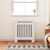 vidaXL MDF Radiator Cover White 30.7"