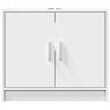 vidaXL Sink Cabinet White Engineered wood 24.8x11.4x21.7 in
