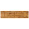 vidaXL Table Top Oak Solid Mango Wood 39.4 x 7.9 x 1.5 in Durable