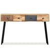 vidaXL Console Table Multicoloured Reclaimed teak Large Console Table