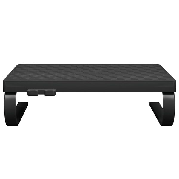 vidaXL Monitor Stand Black HIPS (high impact polystyrene), Metal Small