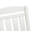 vidaXL Garden Rocking Chair 3 pcs White 38 x 38 x 46cm Plastic