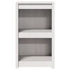 vidaXL Kitchen Cabinet White 21.65 x 21.65 x 36.22 in Solid Pine Wood