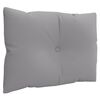 vidaXL Pallet Cushion Gray 100% Polyester Standard