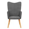 vidaXL Relaxing Chair Dark Grey