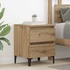 vidaXL Bedside Cabinet 2 pcs artisan oak 40 x 35 x 50 cm