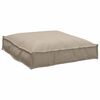 vidaXL Cushion Taupe 27.56 x 27.56 x 4.72 in Oxford Fabric