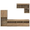 vidaXL TV Wall Units Wall-mounted 6 pcs Artisan Oak Engineered Wood