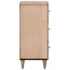 vidaXL Side Cabinet Natural Bleach Solid mango wood, Engineered wood