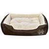 vidaXL Warm Dog Bed with Padded Cushion L
