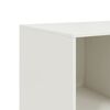 vidaXL Sideboard White Cold-rolled Steel Medium Modern Cabinet