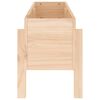 vidaXL Garden Raised Bed  39.8"x11.8"x15" Solid Wood Pine