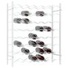 vidaXL Wine Rack for 48 Bottles White Metal