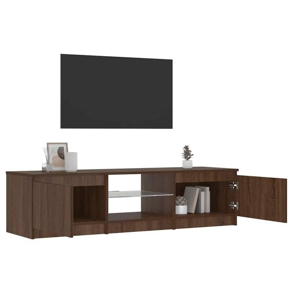 vidaXL TV Cabinet brownoak 140 x 40 x 36 cm Engineered wood