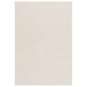 vidaXL Rug Cream 100% Polyester 63 x 90.6 in Area Rug Rectangular