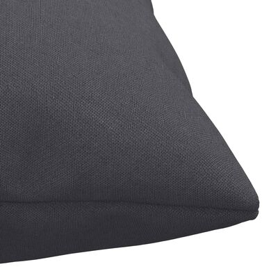 vidaXL Throw Pillows 4 pcs Anthracite 15.7"x15.7" Fabric