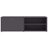 vidaXL TV Cabinet Grey Engineered Wood Medium Stylish Storage Unit