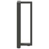 vidaXL Console Table Leg Anthracite Powder-coated steel