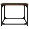 vidaXL Coffee Table Brown Oak Engineered Wood and Iron Medium