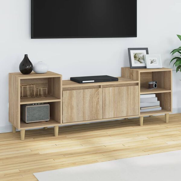 vidaXL TV Cabinet Sonoma Oak Engineered Wood Standard TV Cabinet