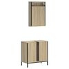 vidaXL Bathroom Furniture Set Sonoma oak