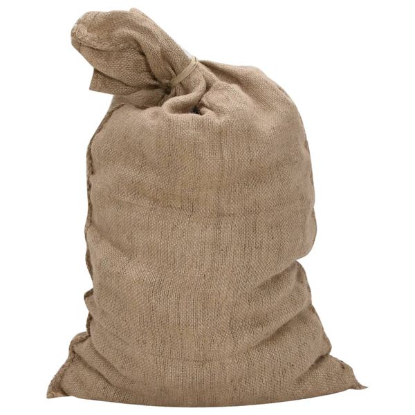 vidaXL Jute Sacks 5 pcs 23.6x41.3" 100% Jute 340 gsm