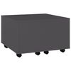 vidaXL Coffee Table Grey Engineered Wood Medium Extendable