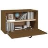 vidaXL Wall Cabinet Honey brown Solid pine wood Medium Wall Cabinet
