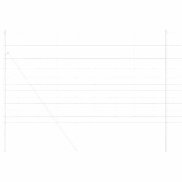 vidaXL Field Fence Silver 4.6 x 82.0 ft Galvanized steel