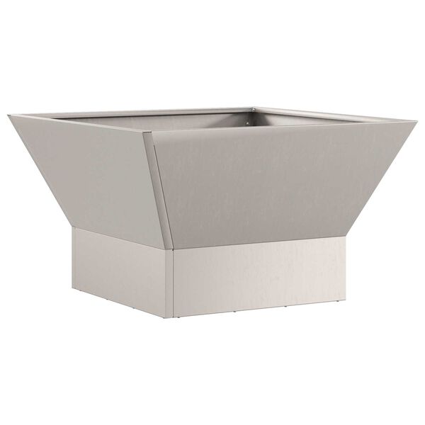 vidaXL Fire Pit Brown 23.62 x 23.62 x 13.78 in Steel