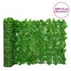 vidaXL Balcony Privacy Screen Green Polyethylene 236.2 x 29.5 in