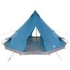 vidaXL Family Tipi Tent Folding Blue and Grey 560 x 560 x 300 cm
