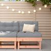 vidaXL Garden Middle Sofa Natural wood color Solid Douglas Fir wood Medium