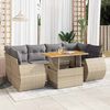 vidaXL Garden Sofa Set Beige