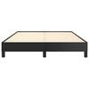 vidaXL Bed Frame Black Faux leather, plywood, engineered wood Full