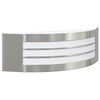 vidaXL Outdoor Wall Lights 2 pcs Silver 32 x 10 x 10 cm