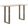 vidaXL Coffee Table Leg Set of 2 Natural steel Powder-coated steel