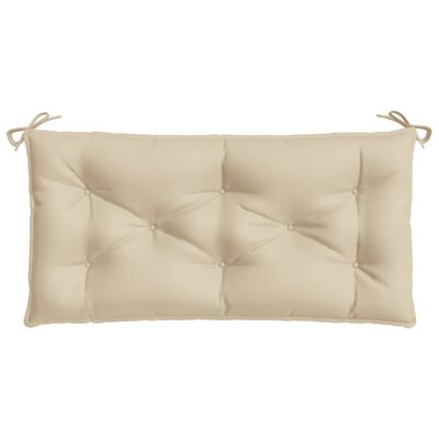 vidaXL Garden Bench Cushion Beige 39.4"x19.7"x2.8" Oxford Fabric