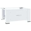 vidaXL Washing Machine Pedestal with Drawer White