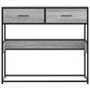 vidaXL Console Table Grey Sonoma Engineered wood Standard Console Table