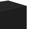 vidaXL Hallway Cabinet with Shelf Black Oak 38.39 x 14.57 x 38.98 in