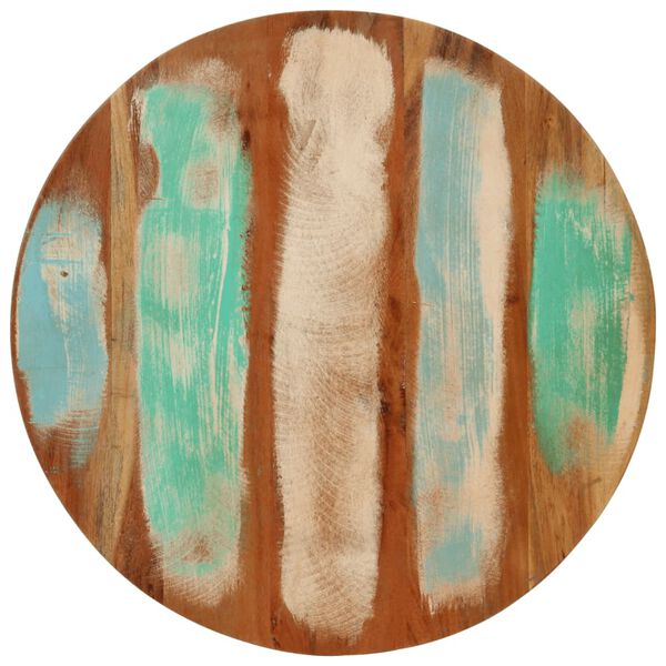 vidaXL Coffee Table Multicolor Solid reclaimed wood, steel Small