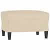 vidaXL Sofa Chair With Footstool Cream
