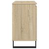 vidaXL Bathroom Cabinet Sonoma oak Engineered wood Standard