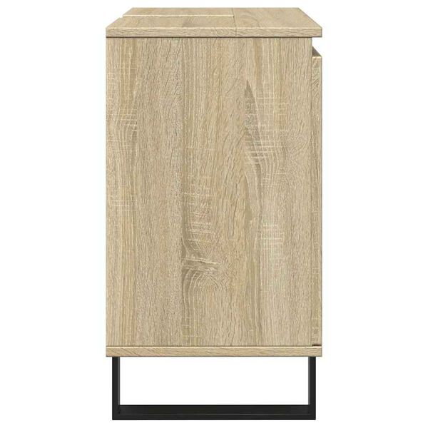 vidaXL Bathroom Cabinet Sonoma oak Engineered wood Standard