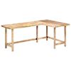 vidaXL Desk 71"x47.2"x30" Solid Mango Wood