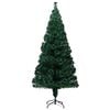 vidaXL Artificial Christmas Tree with Stand Green 6 ft Fiber Optic
