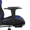 vidaXL Gaming Chair Black and Blue
