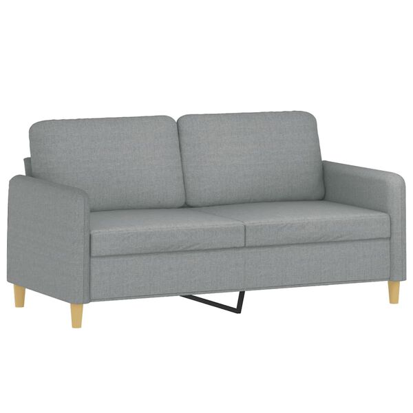 vidaXL Sofa Set Light Gray