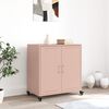vidaXL Sideboard Pink Cold-rolled steel Medium Sideboard Rectangular